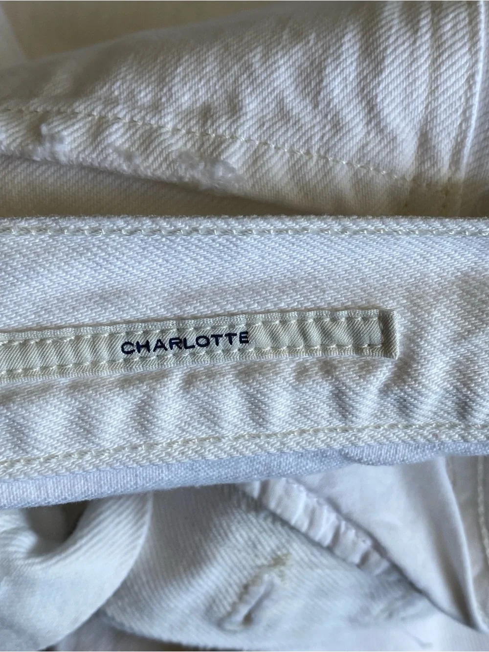 Citizens Of Humanity White Straight-Leg Jeans Size 29 Button Fly